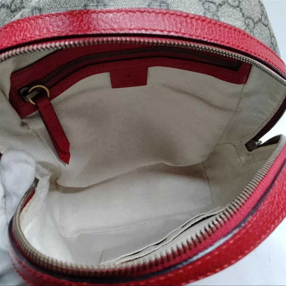 Gucci Backpack with Dog Motif - Pink and Red - Picture 10 of 10